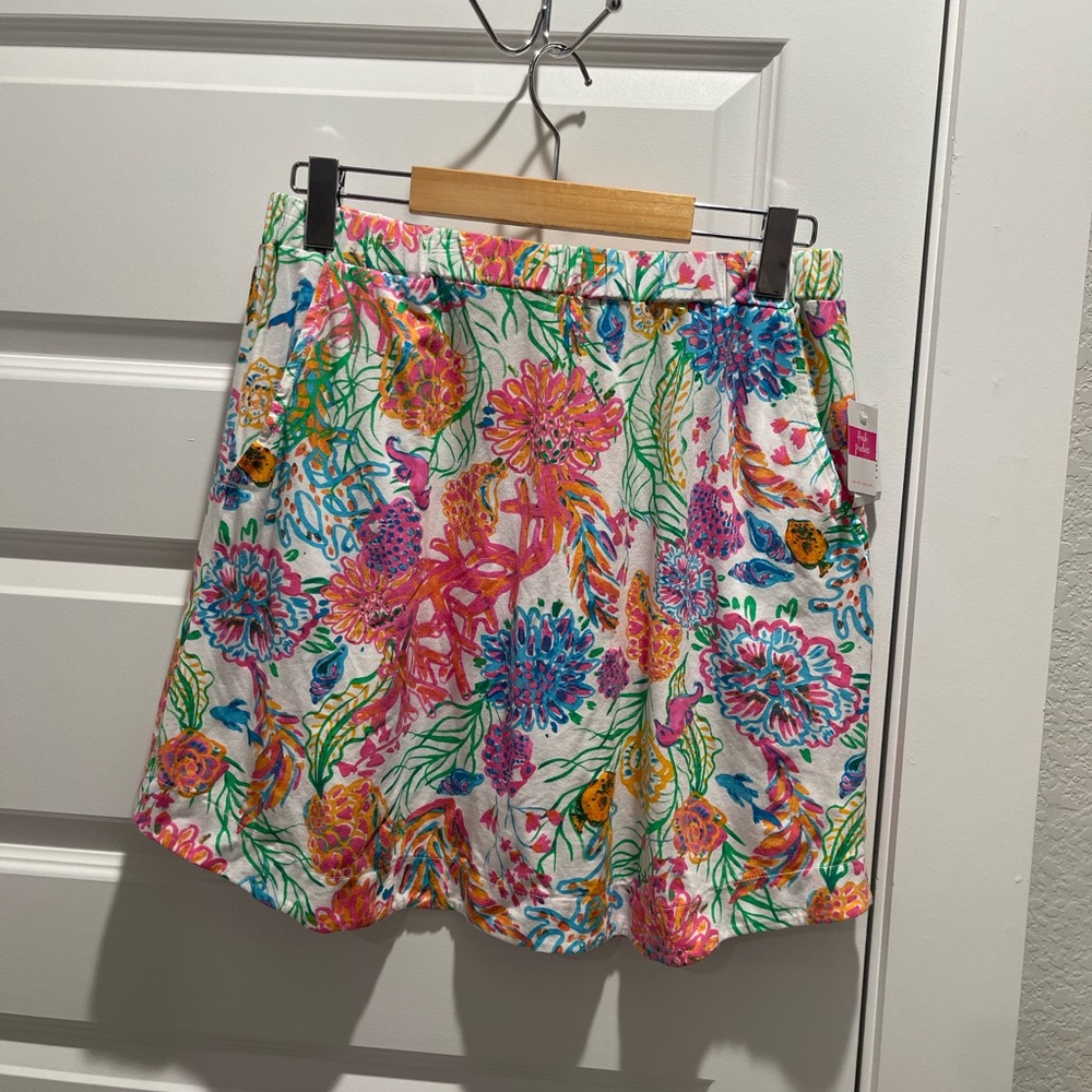 NWT Fresh Produce Oceanscape Avery Skirt Seaglass Mult